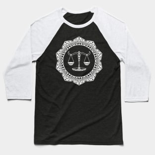 Libra Zodiac design Baseball T-Shirt